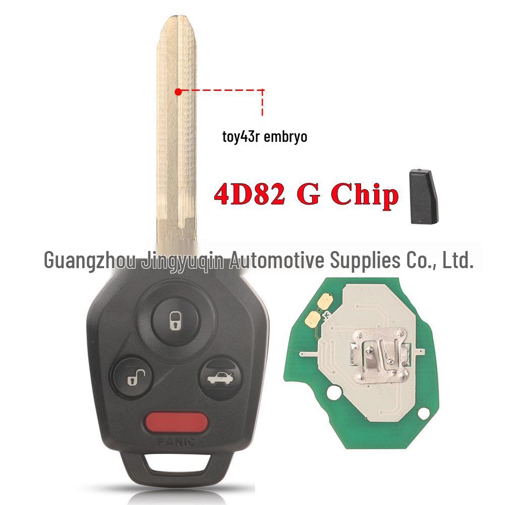 Subaru 4-Tasten Fernschlüssel für CWTWBU766/CWTWB1U811 (433/315MHz) kompatibel