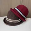French Retro Small Fragrant Wool Bucket Hat Autumn And Winter Outdoor Warm Mother Hat Ladies Elegant Curling Top Hat