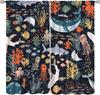 Tende con Animali Cartoni Animati Bambini Fauna Selvatica Fiori Tropicali Foglie di Palma Tende per Finestre per Bambini Bambine Stanza dei Bambini Aula
