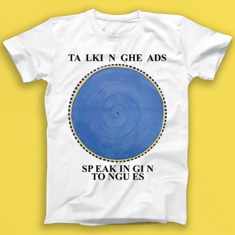 Talking Heads Speaking In Tongues 1983 Punk Rock Music Gift Tshirt Summer Cotton Loose and Breathable Unisex Tshirt S