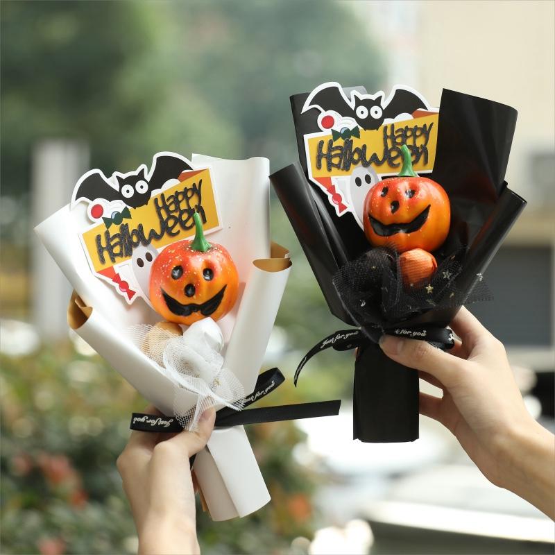 Halloween Decoration 2025 Halloween Flower Bouquet Fake Eternal Bouquet Gifts Halloween Crafts Party Gifts Room Decor Christmas