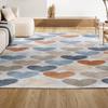 Retro Style Carpet Living Room Bedroom Tea Table Carpet Anti Slip Water Absorbing Carpet
