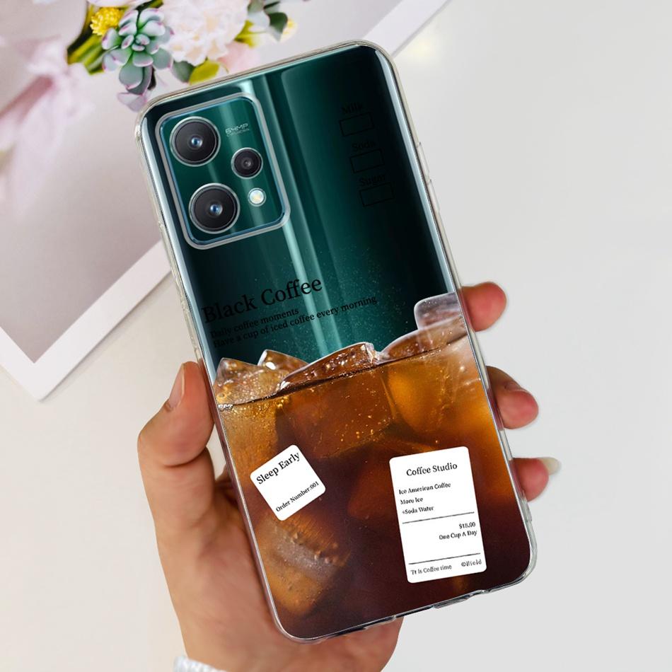 For Realme 9 Pro 5G Phone Case Realme 9Pro RMX3471 RMX3472 Elegant Printing Soft Silicone TPU Back Cover