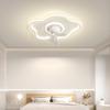 Round Ceiling Fan Lights For Living kitchen Bedroom Dining Room home decor Indoor Lighting Remote Control Dimmable Lamp Lustres