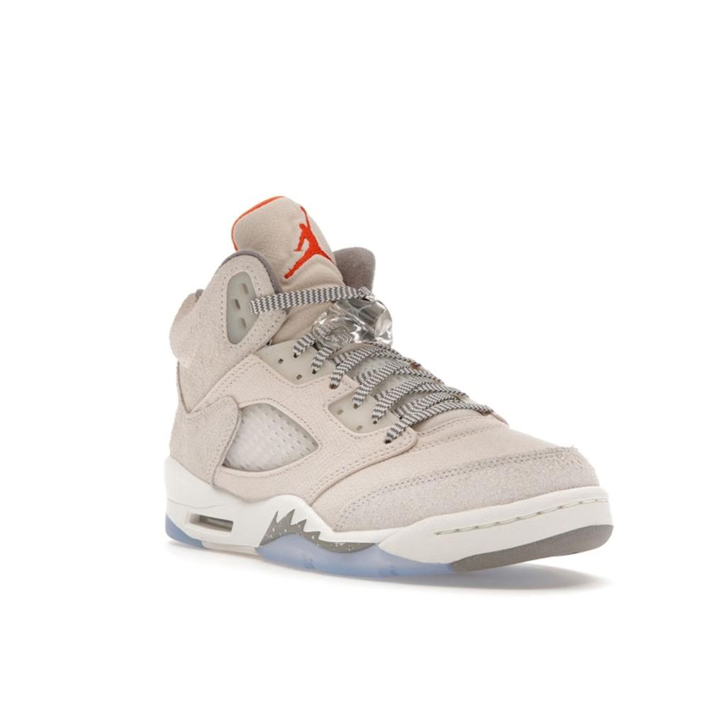 Air Jordan 5 Retro SE Craft GS Light Orewood Brown Kinder-Sneaker Creme Safety-Orange Flat-Pewter FD9220-180