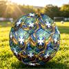 Brasilien Fußball Aufdruck Größe 5 Fußball Ball Verschleißfest Standard Erwachsenen Trainingsfußball Fan Geschenk für Indoor Outdoor Spiel Sport