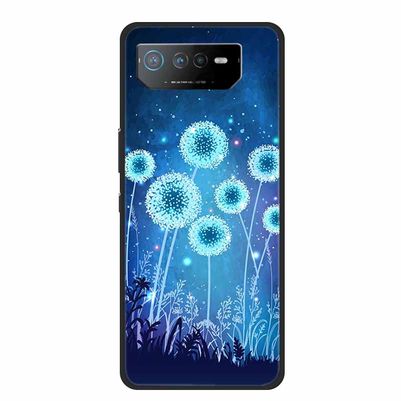 Für Asus ROG Phone 6 Pro Hülle Phone6 Pro Coque Schwarzes TPU Silikon Weiche Rückabdeckung Hülle Für Asus ROG Phone 6D Ultimate Handyhülle