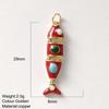 Eco-friendly Colored Enamel Fish DIY Charms Jewelry Making Accessories for Earrings Bracelet Necklace Craft