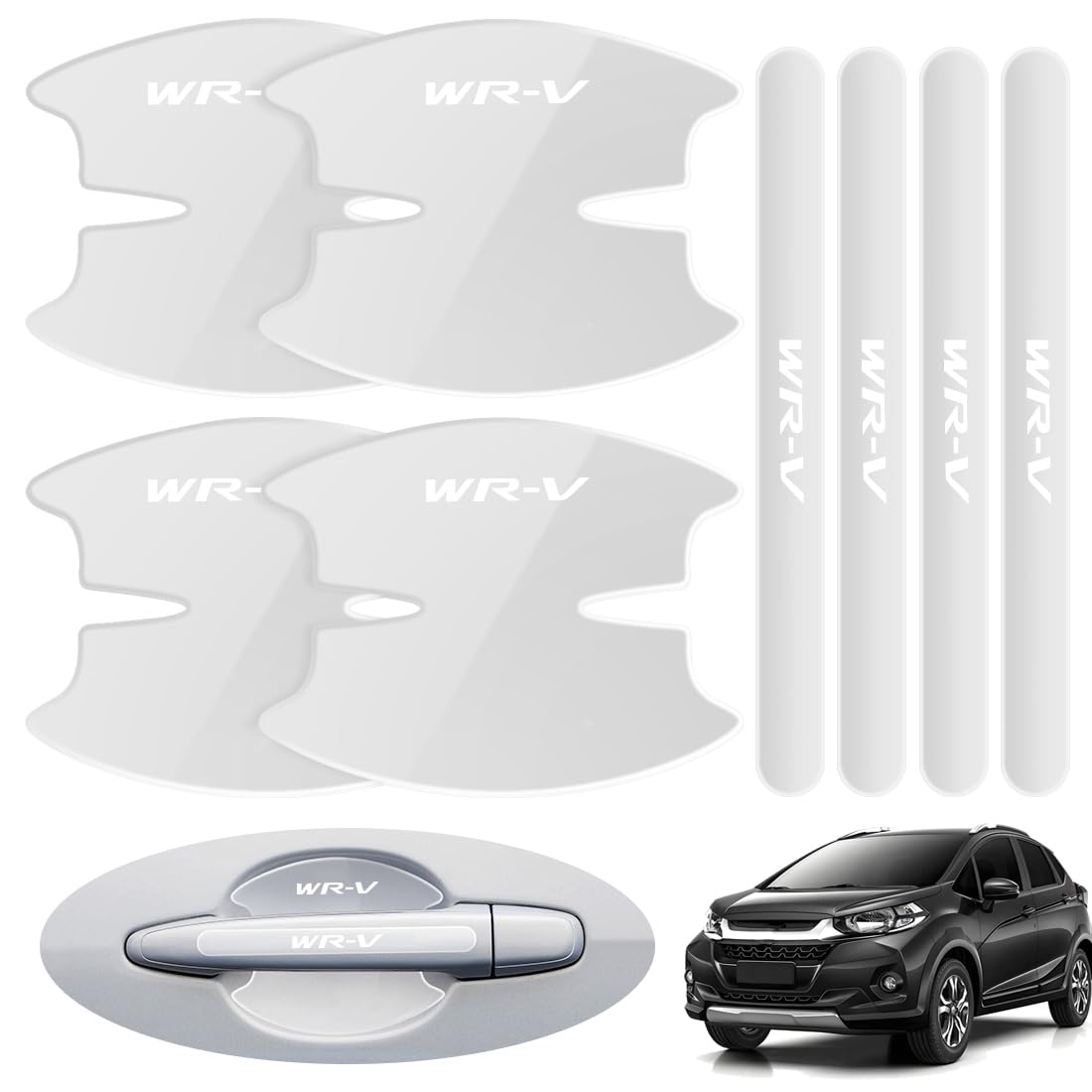 

LUTU Door Handle Protector Parts, WR-V All Series Released Models, Scratch Resistant, Anti-Slip, Good WR-V