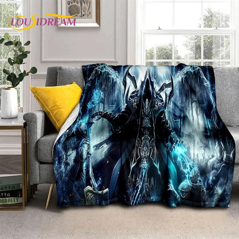Diablo 3D Retro Game Gamer Soft Flannel Blanket for Beds Bedroom Sofa Picnic,Throw Blanket for Cover Outdoor Leisure Nap Gift