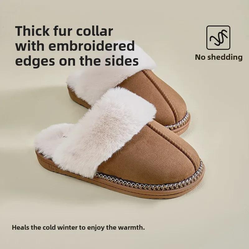 Women's High-Grade Cotton Slippers: New Autumn/Winter Style, Indoor/Outdoor Wear, Warm & Plush