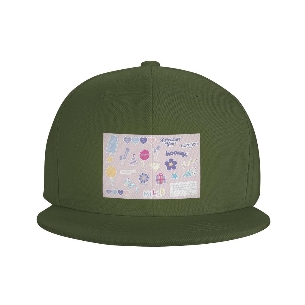 Florence By Mills Millie Bobby Brown Baseball Caps Snapback Fashion Baseball Hats Casual Casquette Outdoor for Unisexs And WoUnisexs