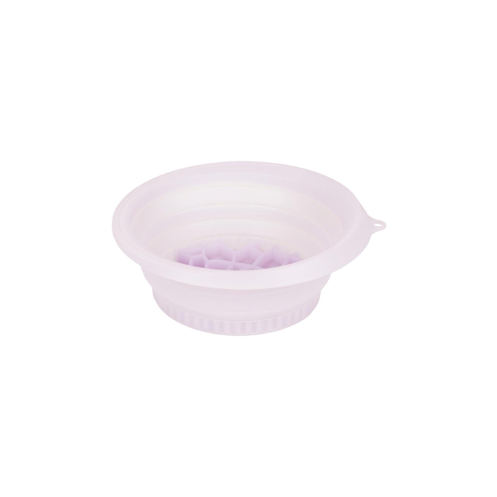 

Collapsible Silicone Face Washing Basin with Ice Cube Tray Foldable Portable Soft Material for Cold Compress and Care Use One Size фиолетовый