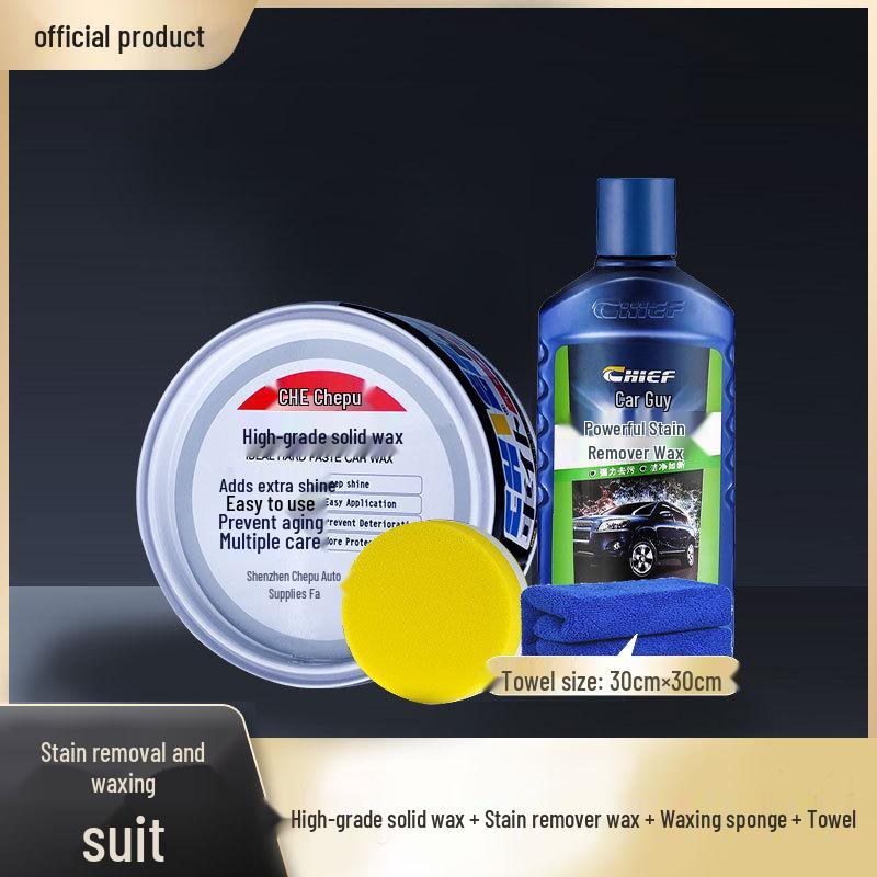 Carplan Advanced Solid Wax: Black & White Car Polish for Maintenance and Shine