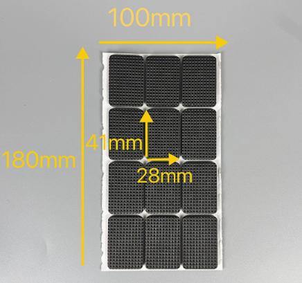 Multi Functional Self-adhesive Furniture Foot Pad, Can Be Cut and Scratch Resistant Floor Protection Pad, Durable Anti Slip Chair Legs, Table Legs