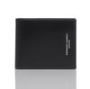Katharine Hamnett London Calf Leather Bifold Wallet with Card and Coin Compartment, Black, 490-50800