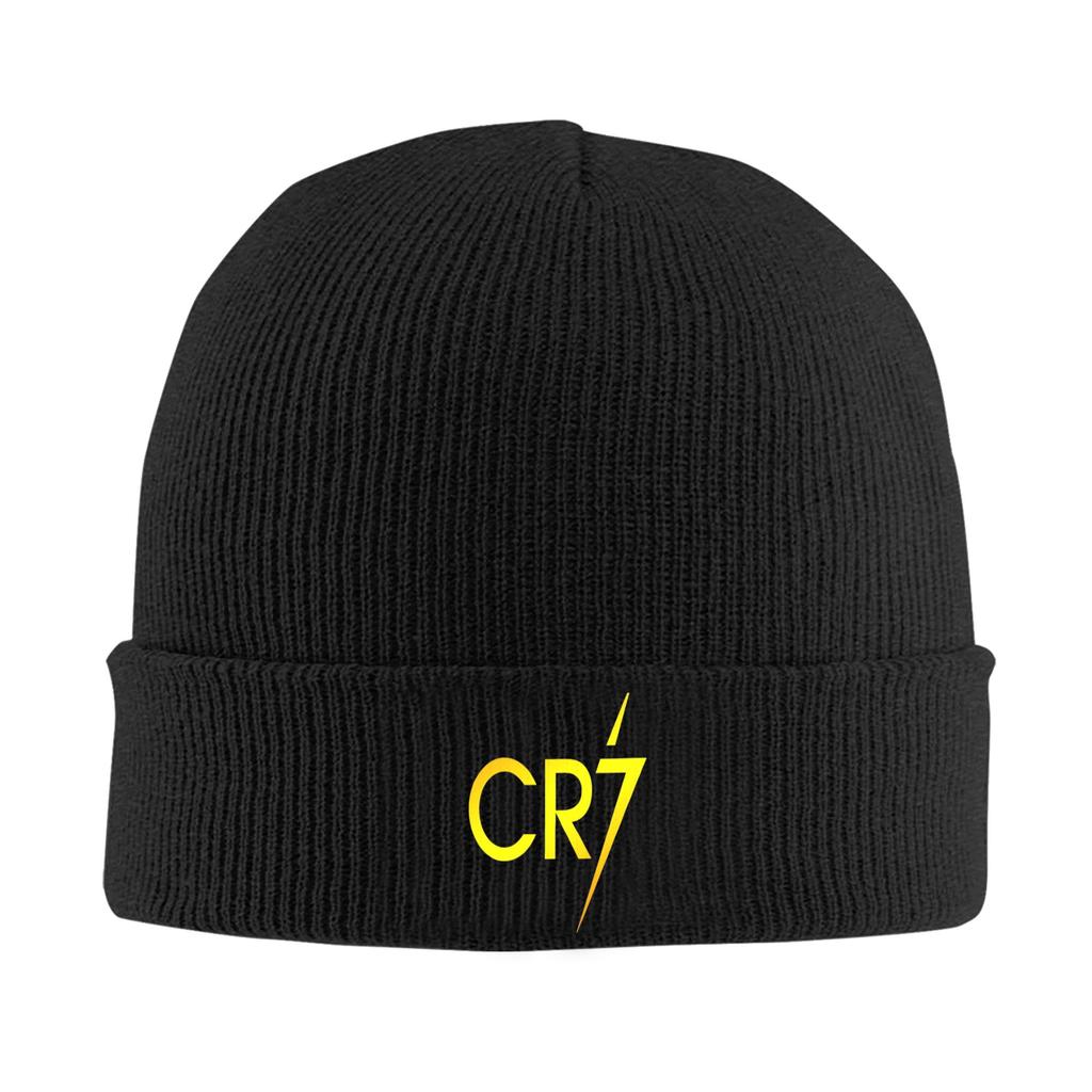 Cr Power Football Hat Autumn Winter Skullies Beanies Warm Caps FeUnisex Unisex Acrylic Knitted Hat