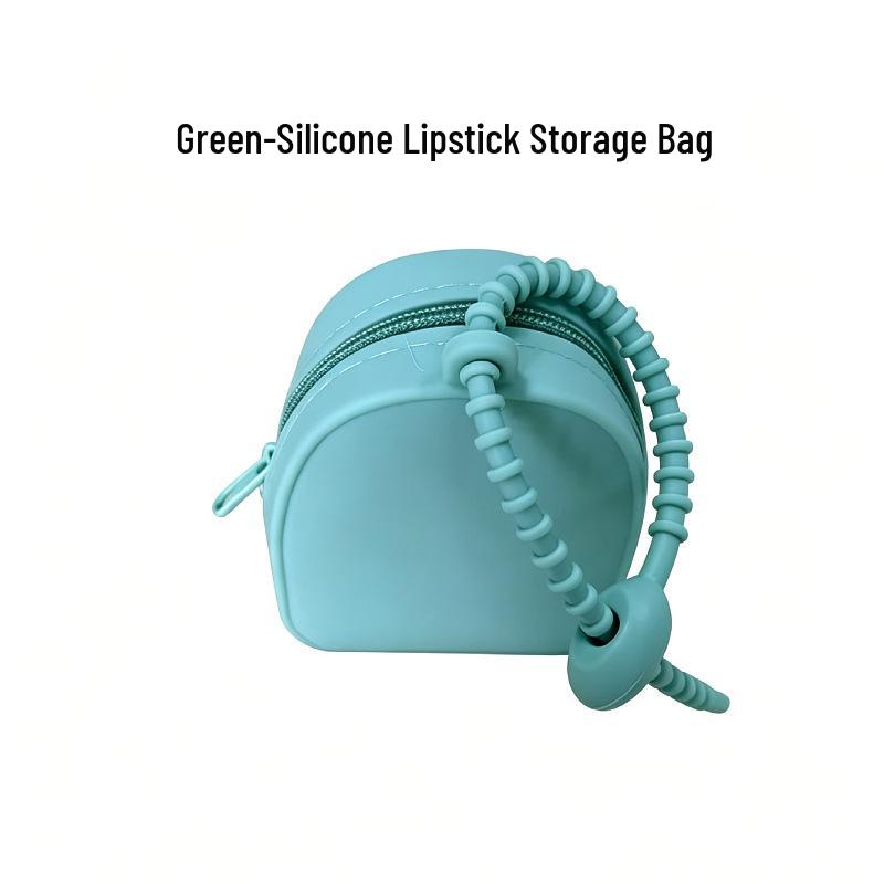 Silicone Macaron Zipper Coin and Cable Bag with Custom Logo In Various Styles