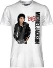 MICHAEL JACKSON T-Shirt T-Shirt White Adult BAD Cotton Quality Print 3XL