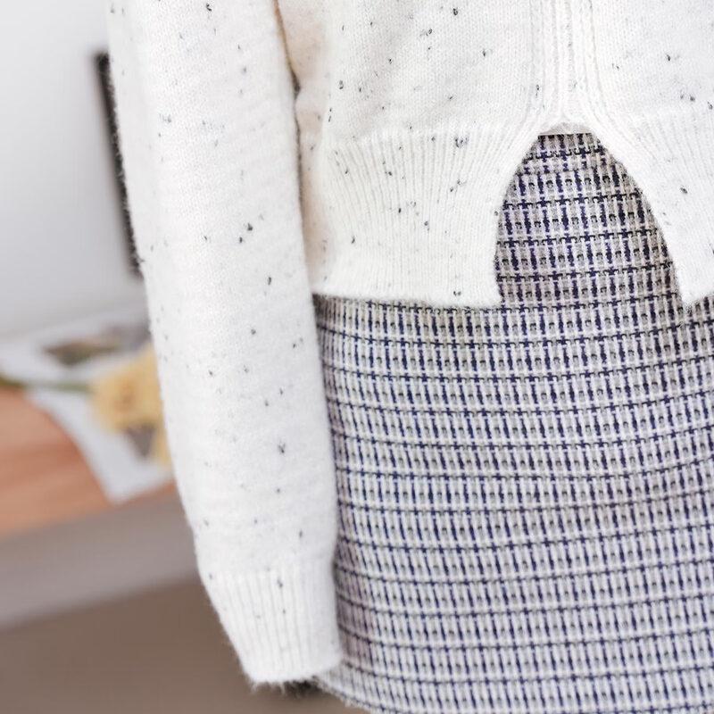 IMAGINEX Women's Sweet V-Neck Long Sleeve Sweater