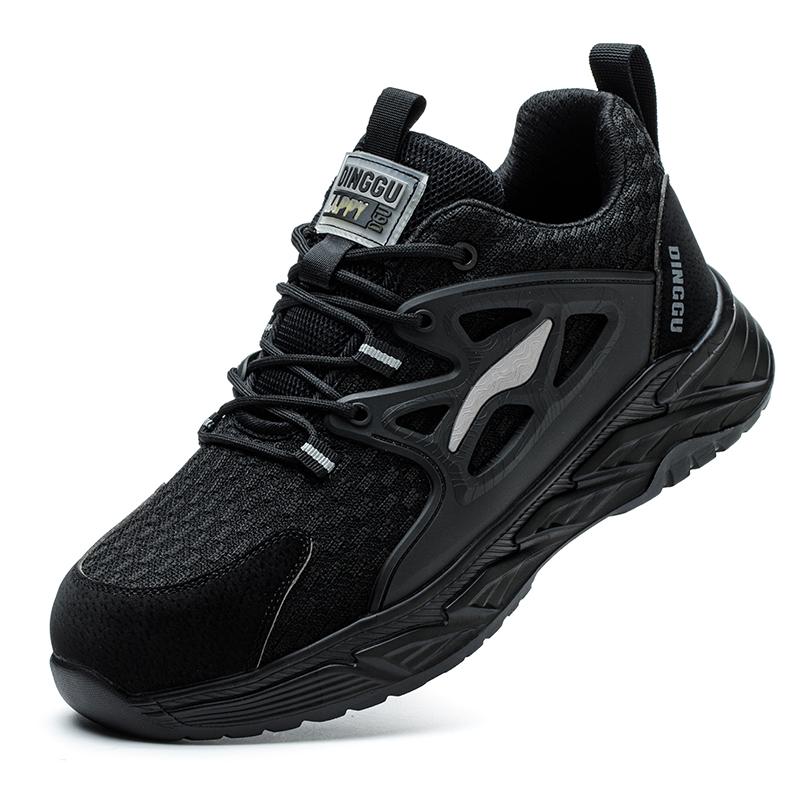 Breathable Work Safety Shoes Men Lightweight Protective Work Sneakers Anti-smash Anti-puncture Indestructible Men Safety Boots
