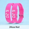 Braccialetto Intelligente LED Digitale Impermeabile Smart Clock Smartband Con contapassi per la corsa Monitor Smart Band Allarme Vibrante Promemoria