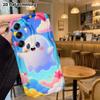 Phone Case: 2D Flat Samsung Galaxy A34 A35 M05 M06 S20 S22 S21 FE Plus 5G Protective Case, Little Cloud Ghost, Christmas and Halloween Gift