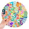 50 Digital Enlightenment Graffiti Stickers Computer Laptop Mobile Phone Water Cup Decoration Stickers Waterproof