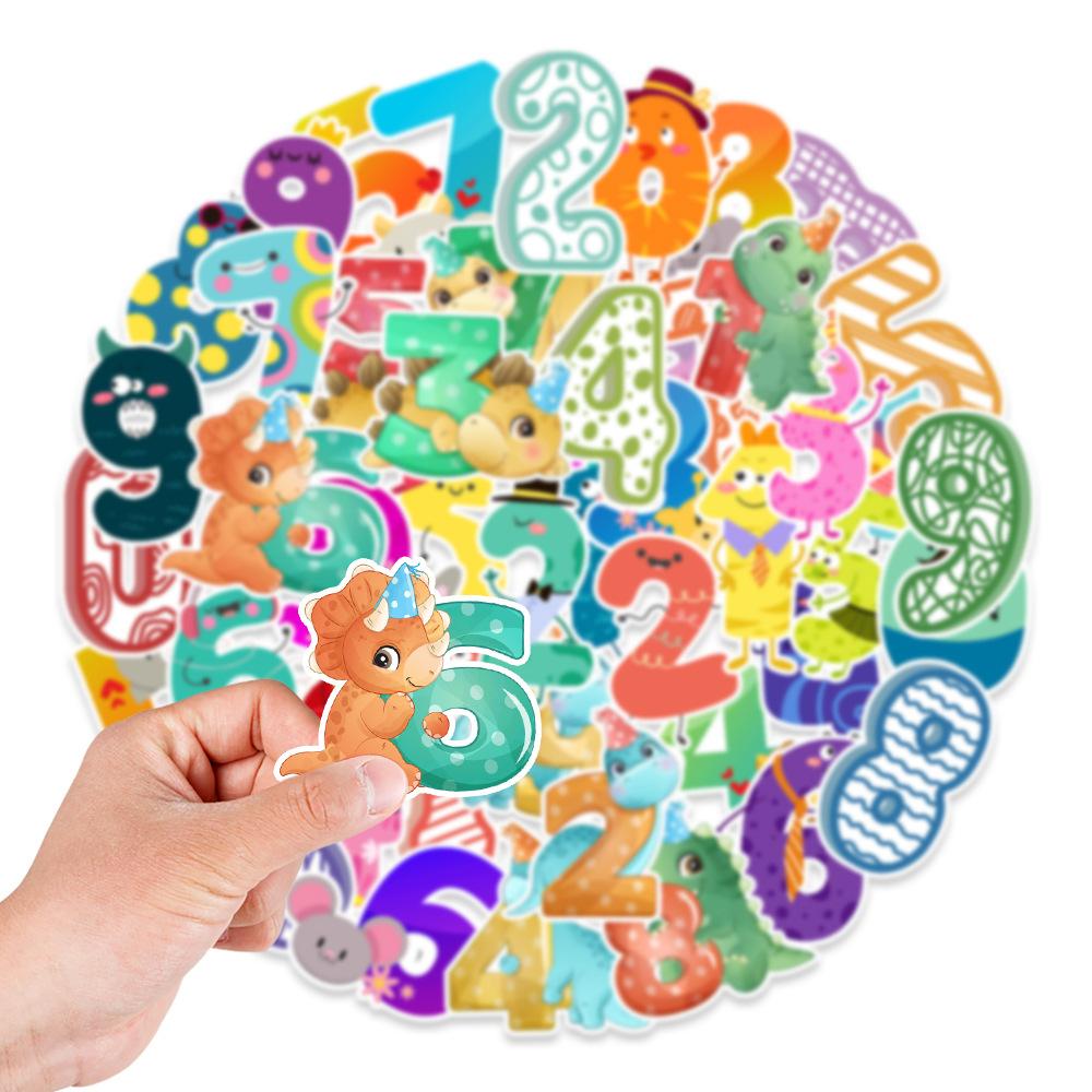 50 Digital Enlightenment Graffiti Stickers Computer Laptop Mobile Phone Water Cup Decoration Stickers Waterproof