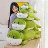 Weiches Plüsch-Dinosaurier-Spielzeug, bequemes Cartoon-Schlafkissen, niedliches Kuschelkissen