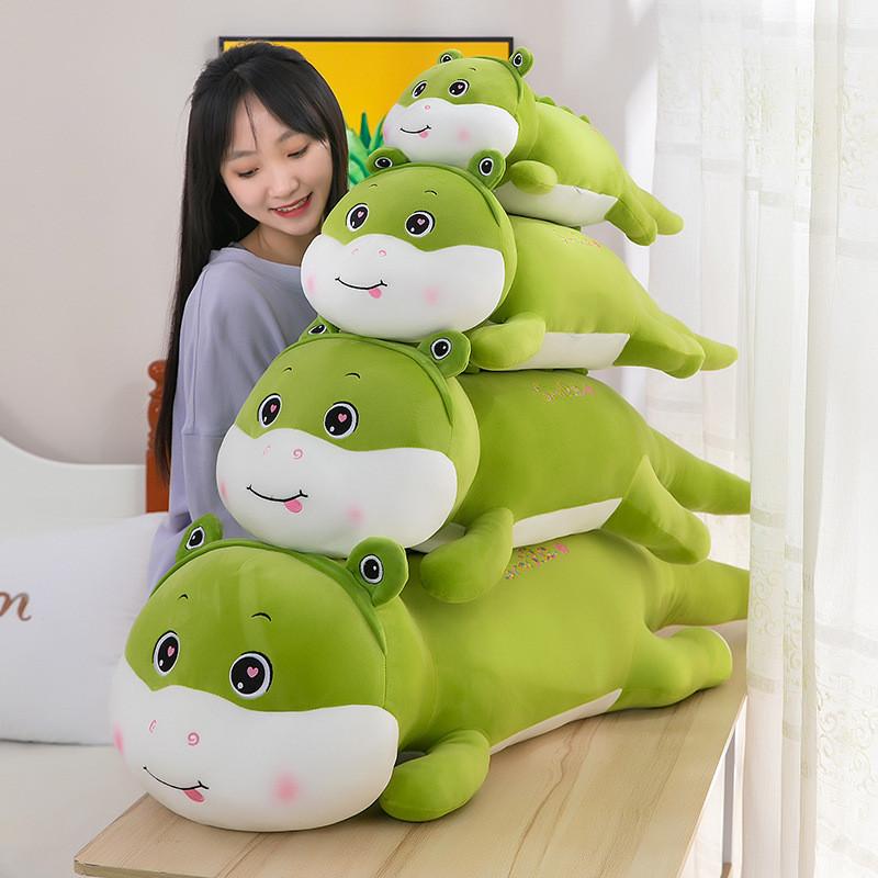 Weiches Plüsch-Dinosaurier-Spielzeug, bequemes Cartoon-Schlafkissen, niedliches Kuschelkissen