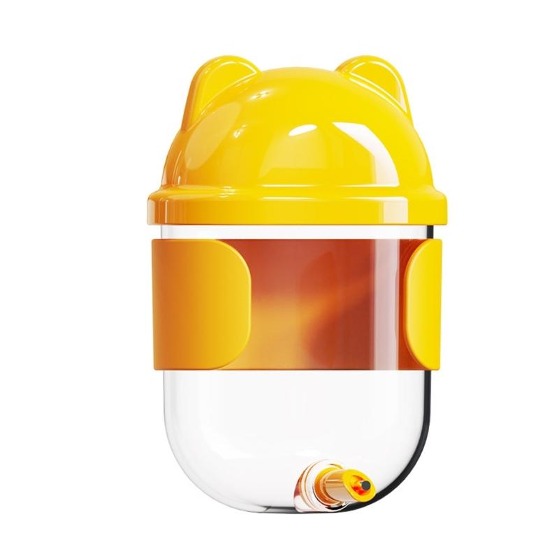 Automatic Water Feeder Water Bottle for Parrots with Gravities Pin Mechanism Watering Supply for Small Bird Cage Use