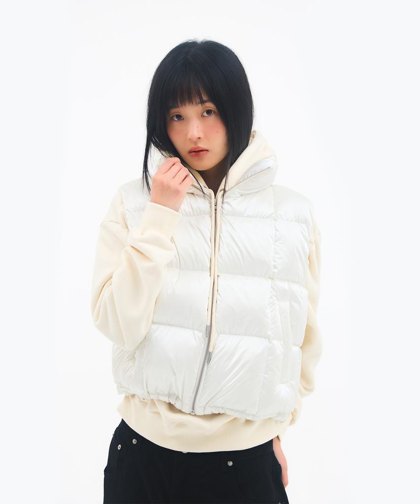 Ames-Worldwide Ames Padding Vest Ivory