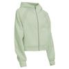 Women's Fleece-Lined Short Zip-Up Hoodie: Autumn/Winter Yoga and Fitness Wear