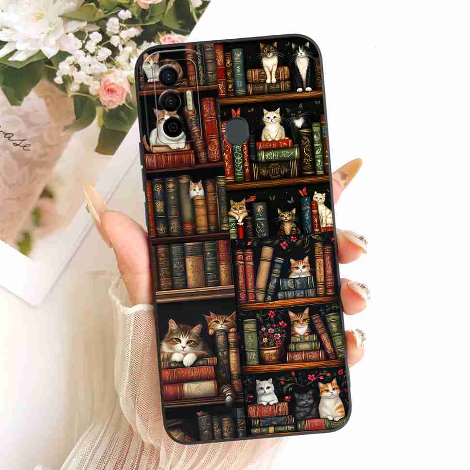 For Tecno Spark 7 Fashion Dragon Shockproof Protector Protective Phone Casing Spark7 7P 7Pro KF6 KF7j Soft Silicone Case Cover