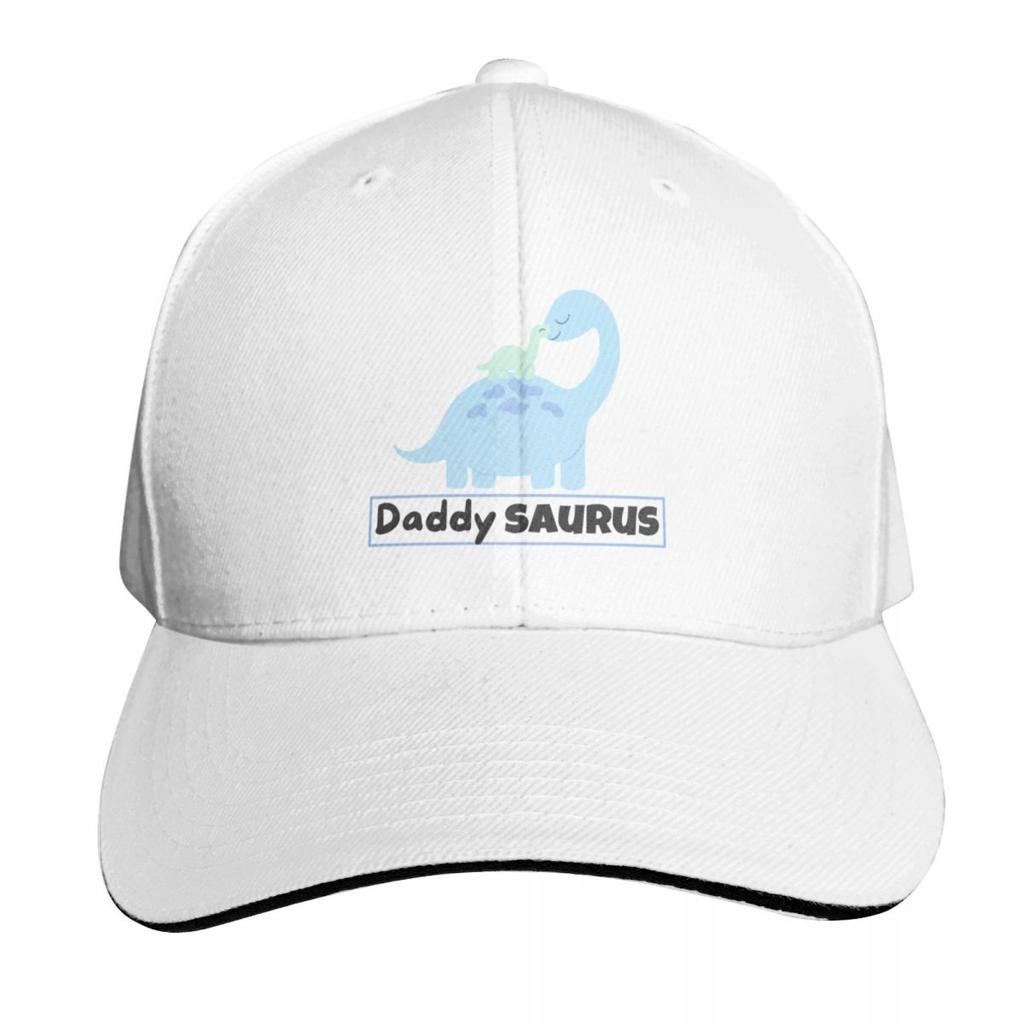 Daddysaurus Dinosaur Dinosaur Dad Baseball Cap Breathable Mesh Back Adjustable Buckle Closure Moisture Wicking Quick Dry
