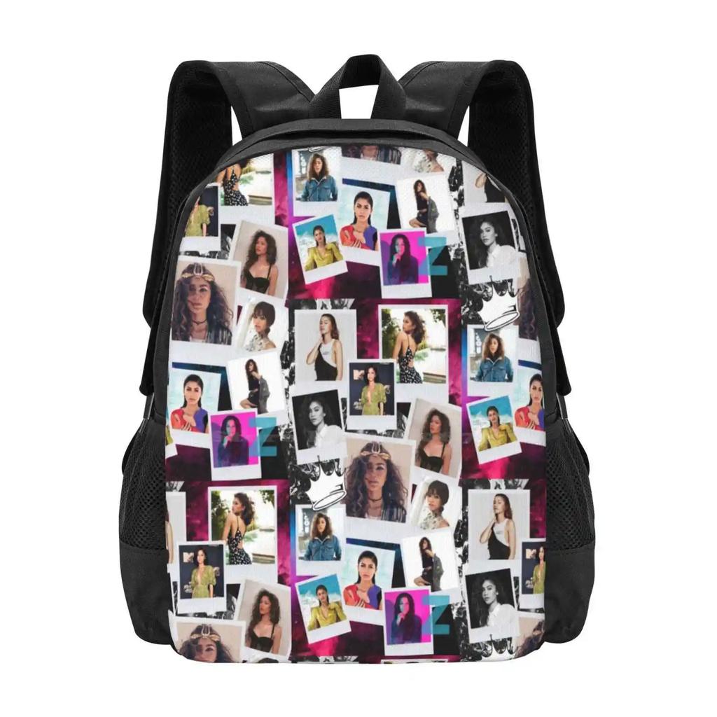 Zendaya Large Capacity School Backpack Laptop Bags Zendaya Queen Z Edit