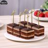 100Pcs Bamboo Skewers Barbeque Bar Tool Kitchen Cocktail Picks Disposable Bamboo Knot Skewers Fruit Forks Stick For Home Party