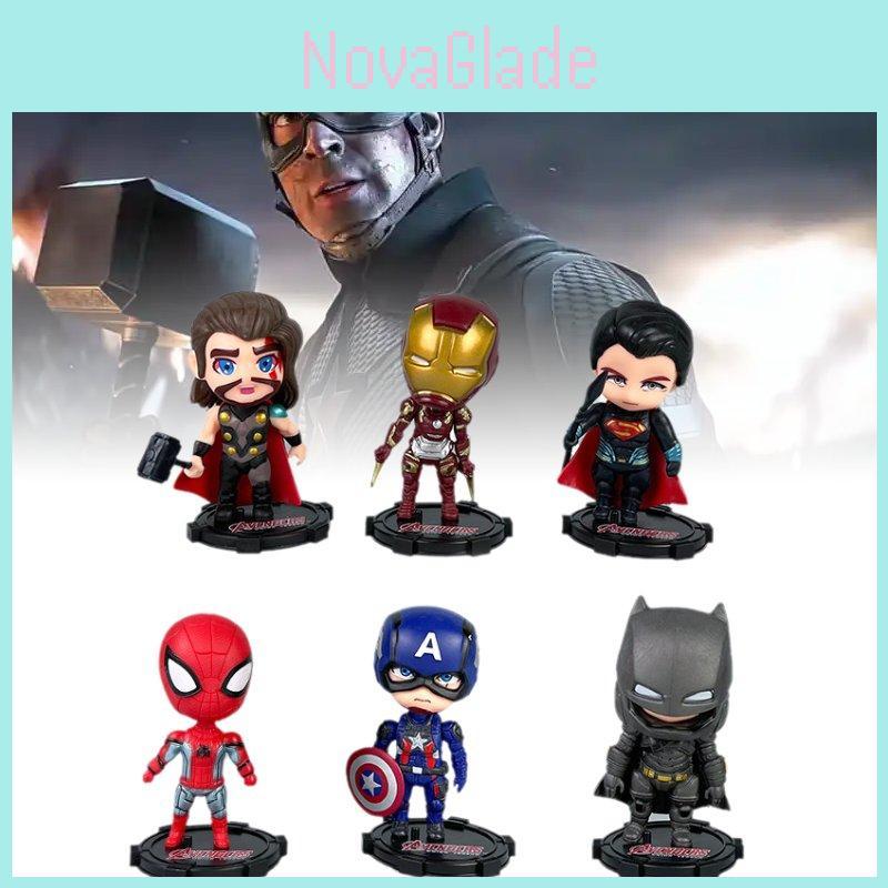 Adorable Q Version Action Figures Captain America Pvc Models
