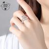 925Pure Silver Owl Ring for Women Shiny Animal-shaped Elegant and Luxurious Design, Perfect Gift Choice for Couples and Best Friends, Suitable for