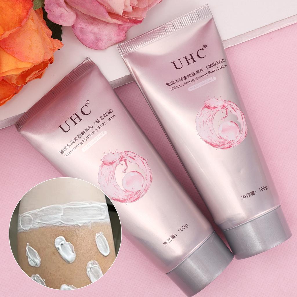 100g Brighting Skin Tone Moisturizing Body Lotion Long-Lasting Hydration Refreshing Whitening Body Lotion Easy To Apply Makeup