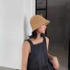 Natural Straw Summer Hat Packable Travel Handwoven Bucket Caps Sun Protection Beach Accessory