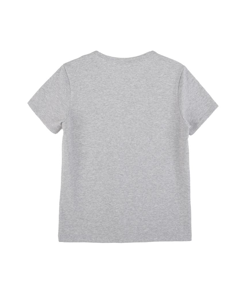 HIGH SCHOOL DISCO Love Is Real Graphic Short Sleeve_Melange Gray