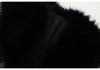 2025 Autumn Women's Fur Collar Patchwork Leather Jacket with Long Sleeves