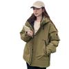 Down cotton-padded clothes women's winter jackets thickened couple tooling cotton-padded clothes short outdoor jacket cotton-padded jacket