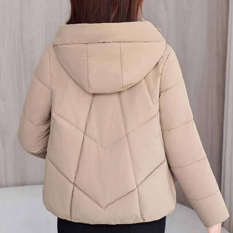 Fashion Woman Winter Coats Hooded Casual Thick Warm Short Parkas Women Jackets