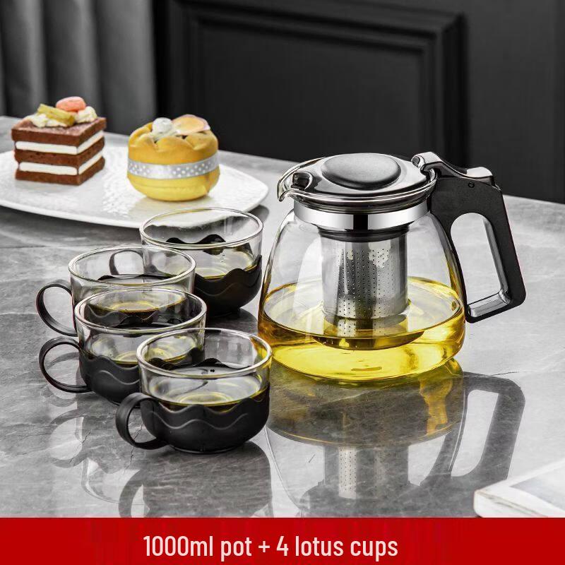 ZISIZ High-Temperature Explosion-Proof Glass Tea Kettle