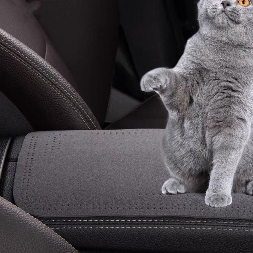 Universal Car Armrest Cover Mat Four Seasons Plush Elbow Pad Car Armrest Box Protection Pad Car