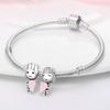 Original Charms Copper Plated Heart Pendant Kind Girl Beads Fit Bracelet Women Jewelry Making Diy Gift