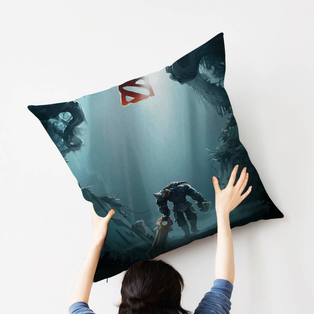 DDOTA  Character Stitch Lucky Dragon pillow cover sofa cushion cover home room decoration children gift